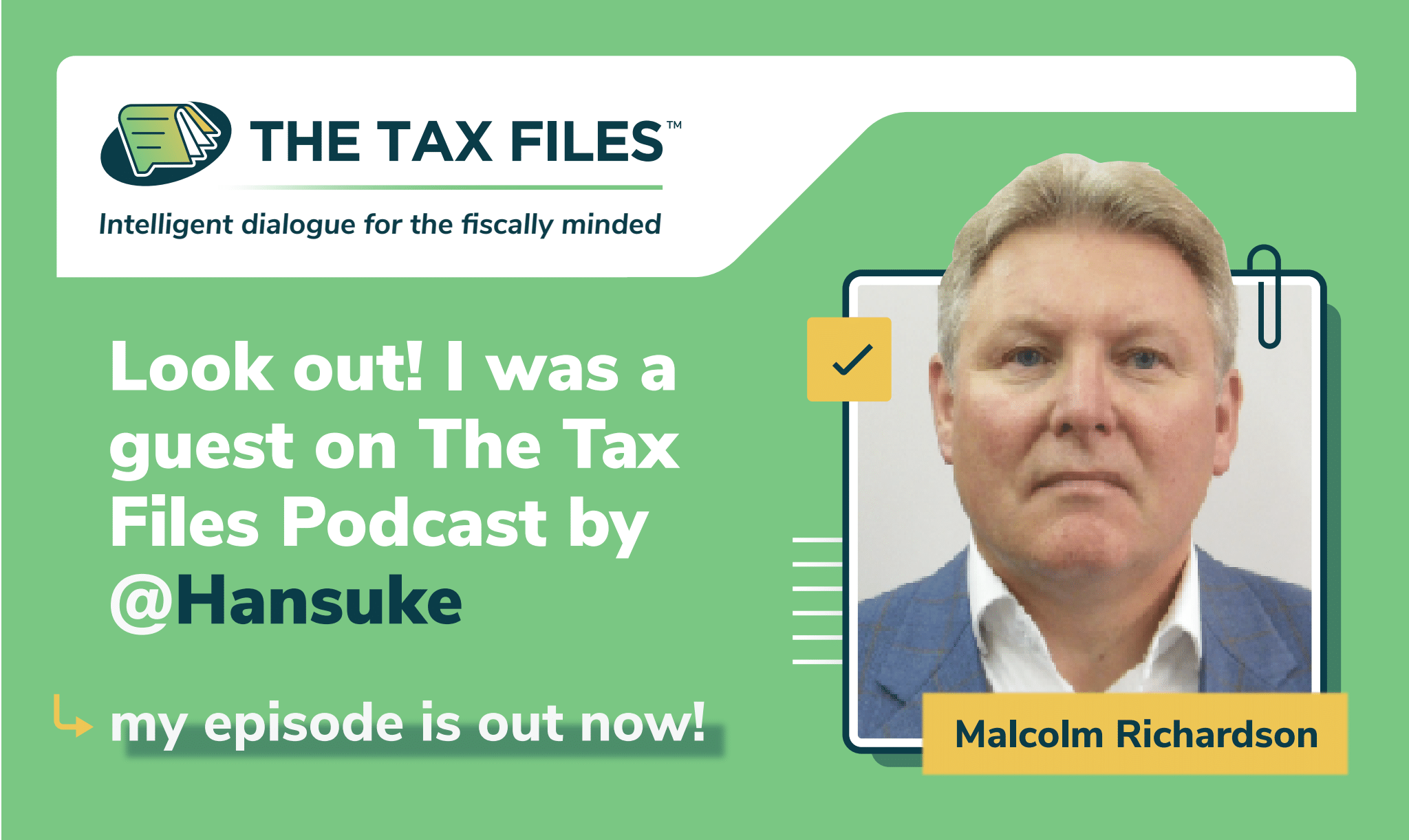 Guest Card – Malcolm Richardson
